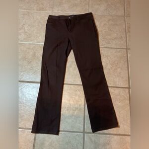 CHAPS Women’s Chocolate Brown Twill Chino Pants Women’s Size 8